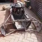 Frame Of Old Racing Car
